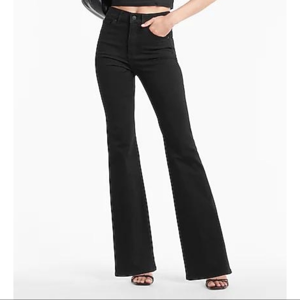 EXPRESS 🖤 HIGH WAISTED • WIDE LEG JEANS